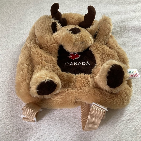 Small Canada Furry Friends Backpack - Picture 7 of 7